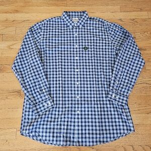 New LL Bean Men's Long Sleeve Button Down Shirt Traditional Fit Blue Size XLT